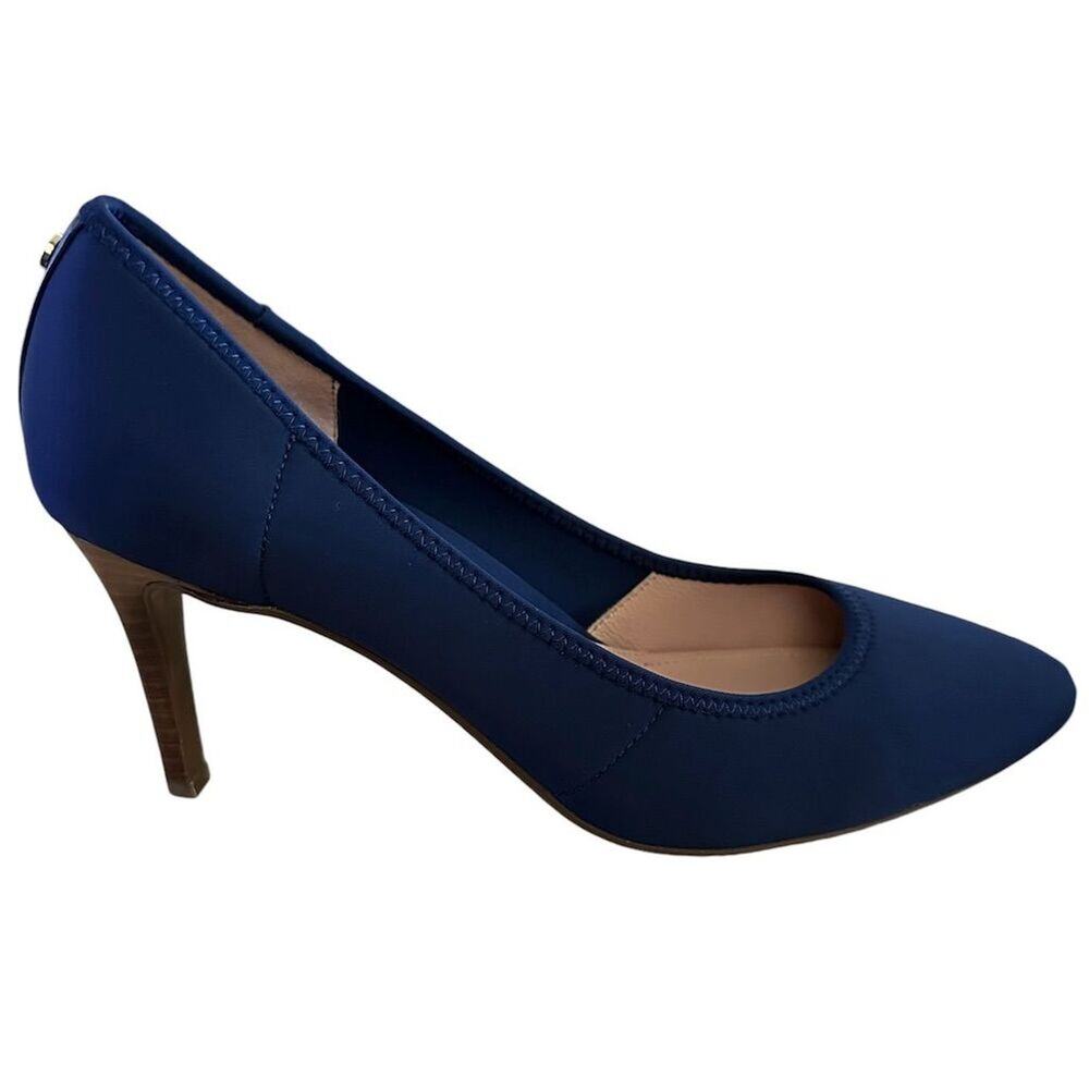 Taryn Rose Tess Women's Blue Pointed Toe Stiletto Pumps Size 10B - Picture 6 of 9